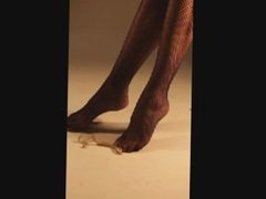 real ballerina's high arched feet