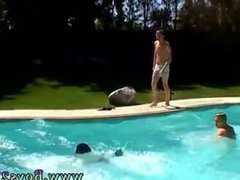 Dad climbs up on gay twinks ass tube full length But even the pool can't