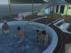 gay gangbang on a yacht