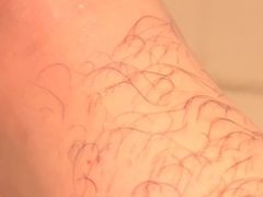 Super Hairy Kisa Fae Bath Tub Soap and Masturbate