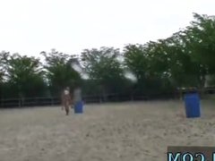 Indian young college gay sex Dildo in the ass, stroking off while a horse
