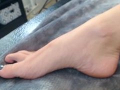 Hot Blonde Babe Offers Foot Domination - PERFECT SEXY FEET
