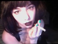 Sophie Smokes Smoking and Masturbating