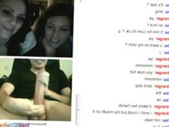 2 hot girls flashing in omegle