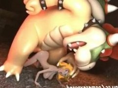 Princess Peach Getting Fucked by Bowser Nintendo Porn