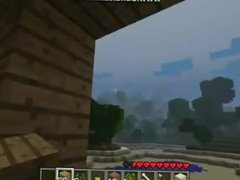 Hot minecraft girl gets fucked in her blocky tight ass by 3 niggers