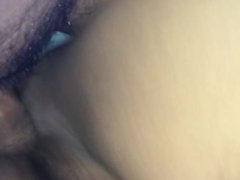 Latina teen getting filled up