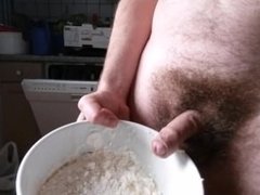 Cum at pizza butt - special recipe / recette spéciale pizza alla sperma