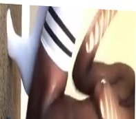 Sexy Ebony With Pierced Nipples Fucks Her Toy