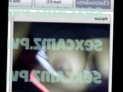 sexcamz.pw . Bigboob camgirl masturbates show with toys on webcam