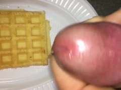Cum on waffle