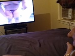 Jerking off to a naked twerking bubble butt male
