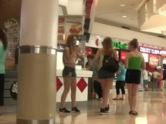 3 Teens at the Mall. 2 Hot 1 Not.