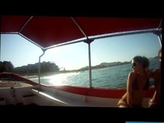 Lesbian Sex On A Jet Ski, Snorkeling & Fucked by a BIG Dick in Public!