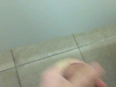 Me jerking off in a toilet