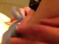 Creamy anal and pussy bate