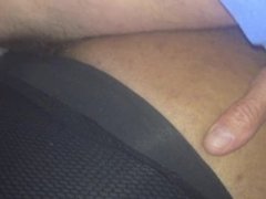 Katie opens wide as this big fat white cock cums in her pussy