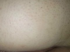 Playing with my wife's wet pussy and ass while she sleeps