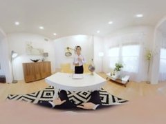 VR BANGERS-Morgan Lee Get caught Masturbating by her boss