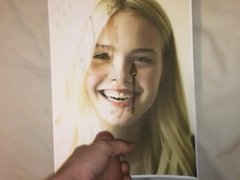 Elle Fanning cum tribute 32