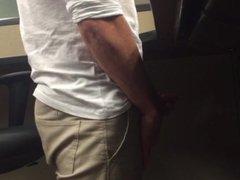 Jacking Off At Work In His Cubicle