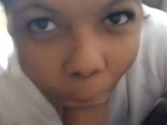 Real Young Ebony Teen Sucks Dick ( No Sound )
