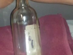 Heather fucks a bottle