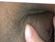 Creampie Asian pussy cum dribbling over asshole