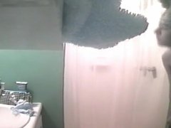 Teen in the shower