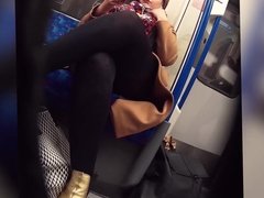 thick tattooed legs in metro