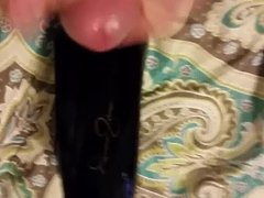 Pumping cum into wife's Jessica Simpson heels