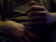 Edging my cock, moaning, precum, and intense orgasm