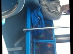 Hot Straight Guy Public Bus Exhibitionist With Cumshot