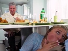 Teens eat guys ass Alyssa Gets Her Way With Daddy's Friend