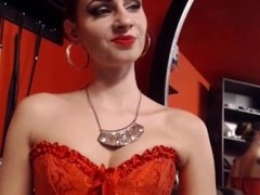 Blonde Mistress Camgirl Human Ashtray POV with Spit in HD