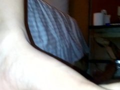 foot massage to dick by mistress