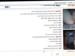 Beautiful omegle girl does everything I say for a big cock