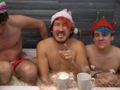 3 Guys 1 Hot Tub (With Hot Chocolate)