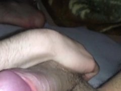 Homemade man solo masturbation massage penis herself teasing