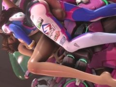 D.Va's R&R With Tracer-Short Loop-Multiple Versions