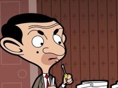 Mr Bean Fucks his Neighbour in the ass with stick because she give bad head