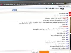 Omegle horny blonde does everything I say to get my cum