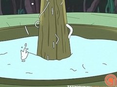 Futurama porn - Amy Wong fucked by giant pole and worms