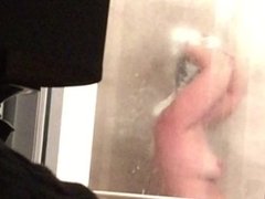 My mom in the shower 124356879