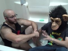 Two Hairy Guys Have Fun