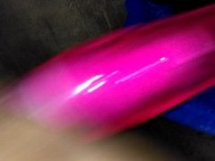 fat soaked pussy get fucked by dildo