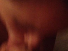 tiny hot christine give first on camera blowjob