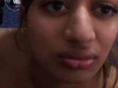 Horny Indian GF Sucking Her Lover Meaty Cock