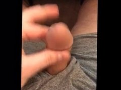 Young college student with nice cock cum shot
