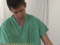 Young handsome boy sucked by the doctor and gay medical movie and black